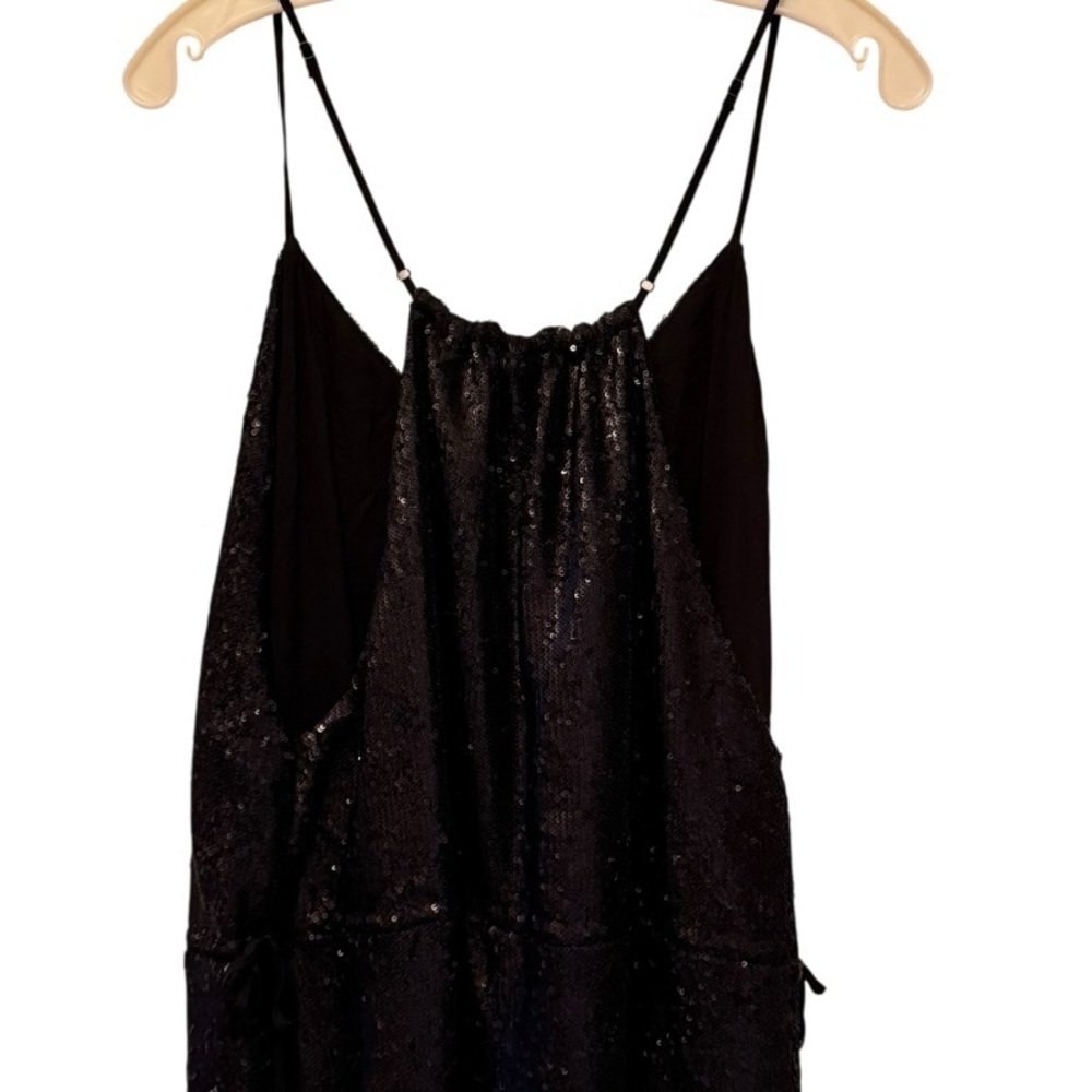 Free People Black Sequin Jumpsuit - Picture 7 of 8